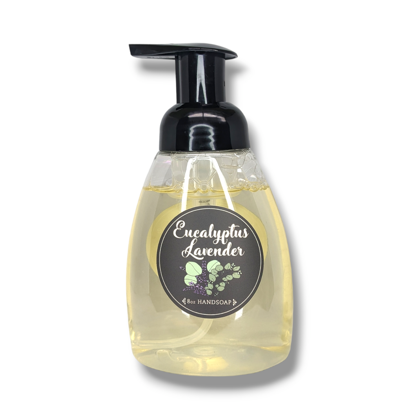 Eucalyptus Lavender 8oz Liquid Hand Soap with Foam Pump