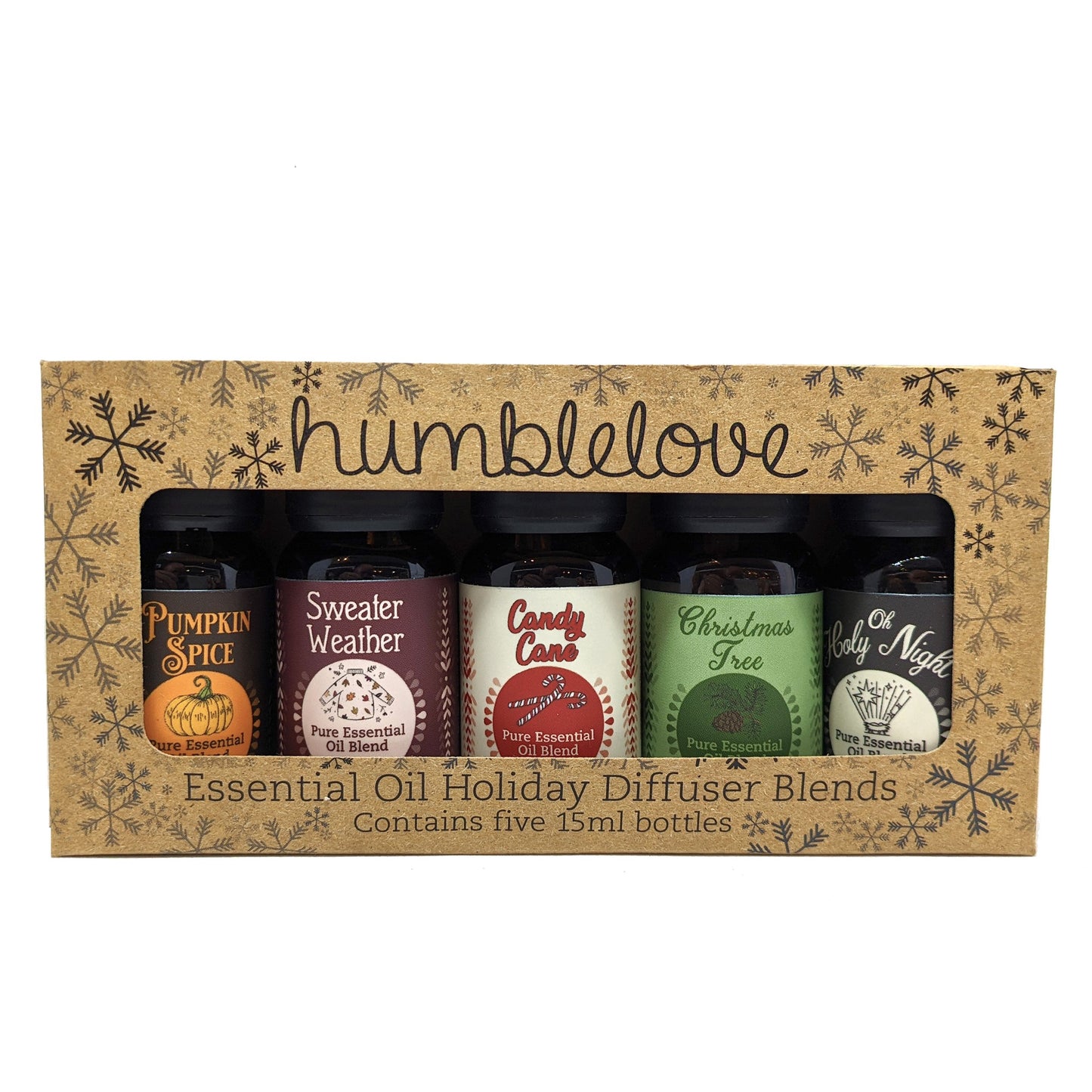 Diffuser Oil Holiday Collection (Five 15ml diffuser oils)