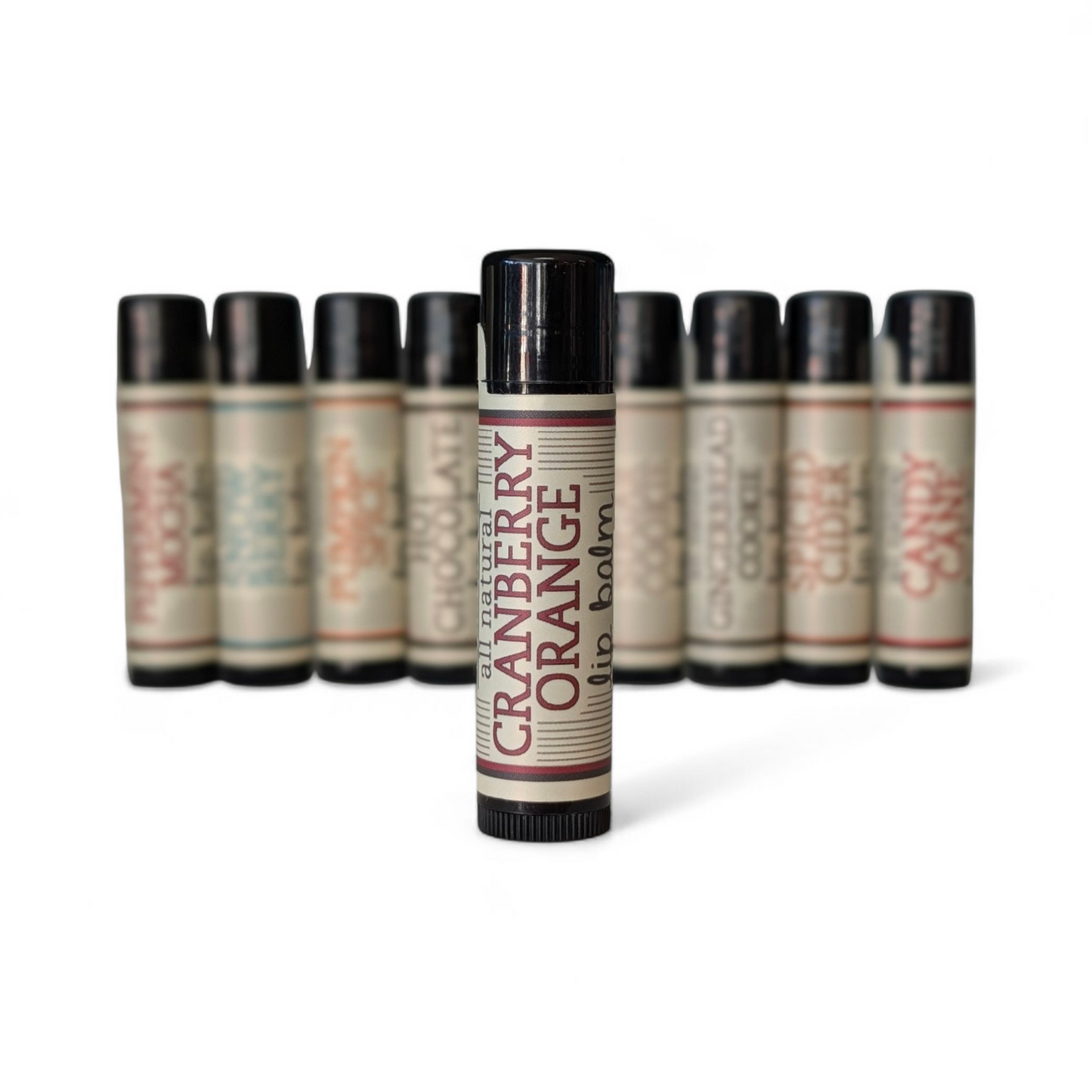 Holiday All-Natural Lip Balms