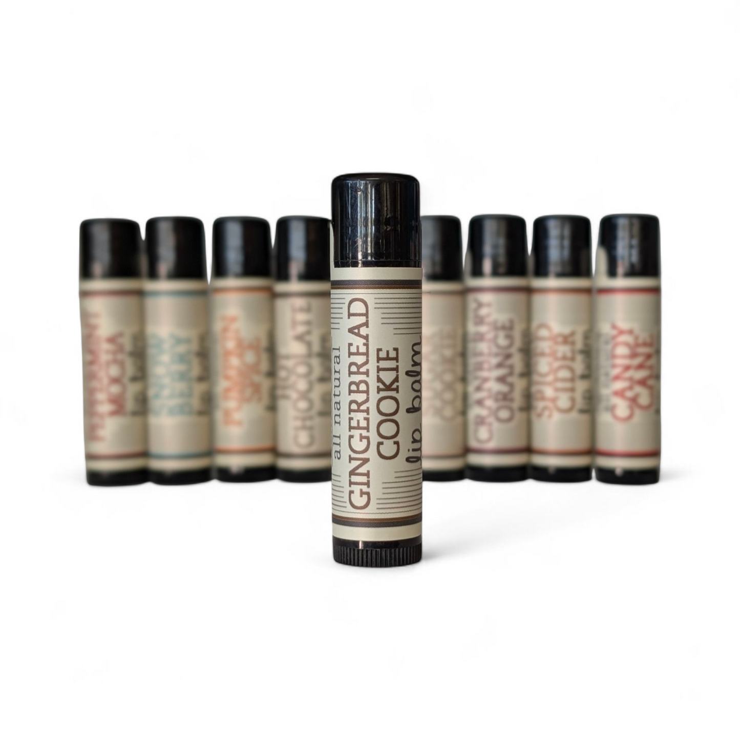 Holiday All-Natural Lip Balms