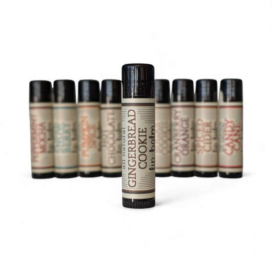 Holiday All-Natural Lip Balms