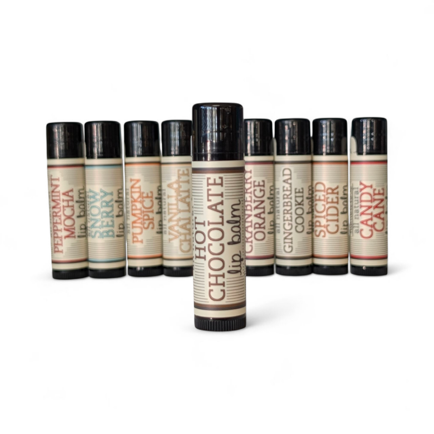 Holiday All-Natural Lip Balms