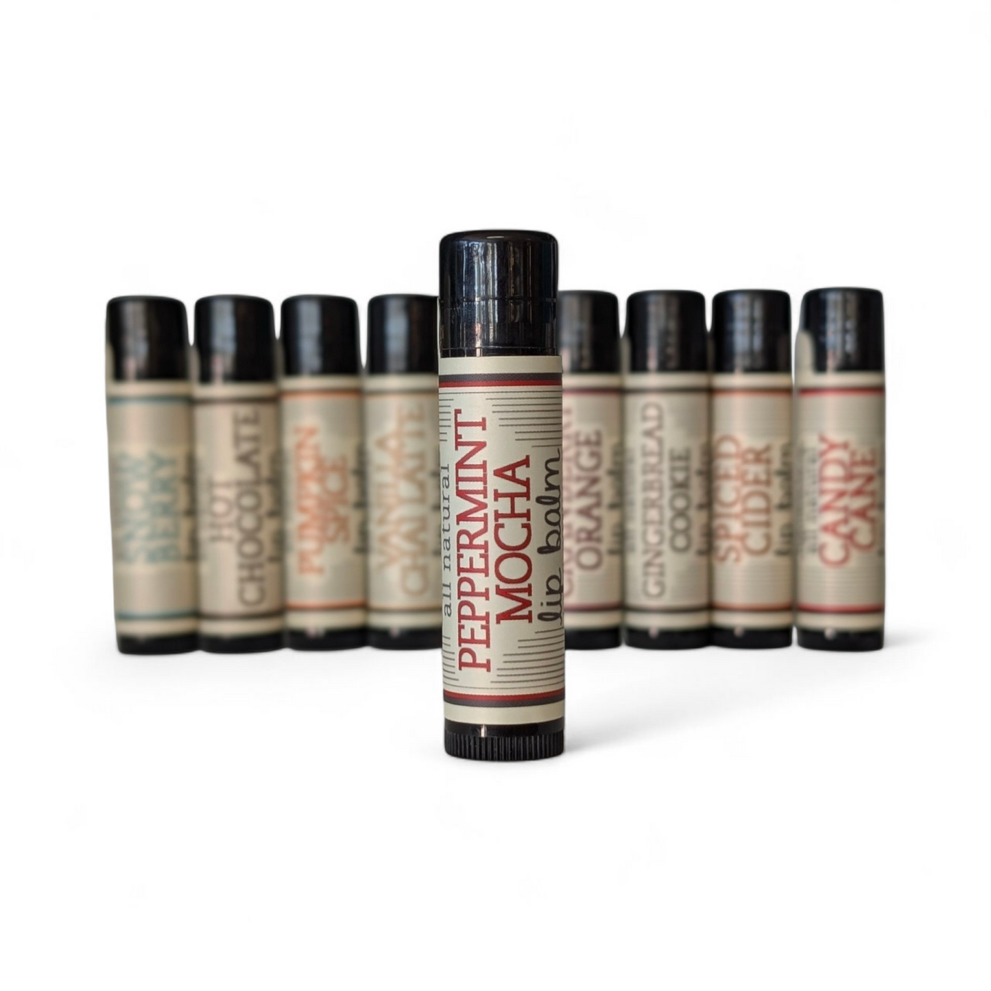 Holiday All-Natural Lip Balms