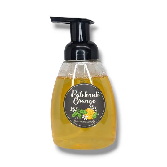 Patchouli Orange 8oz Liquid Hand Soap with Foam Pump