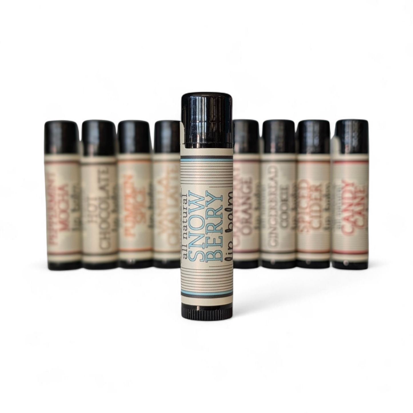 Holiday All-Natural Lip Balms