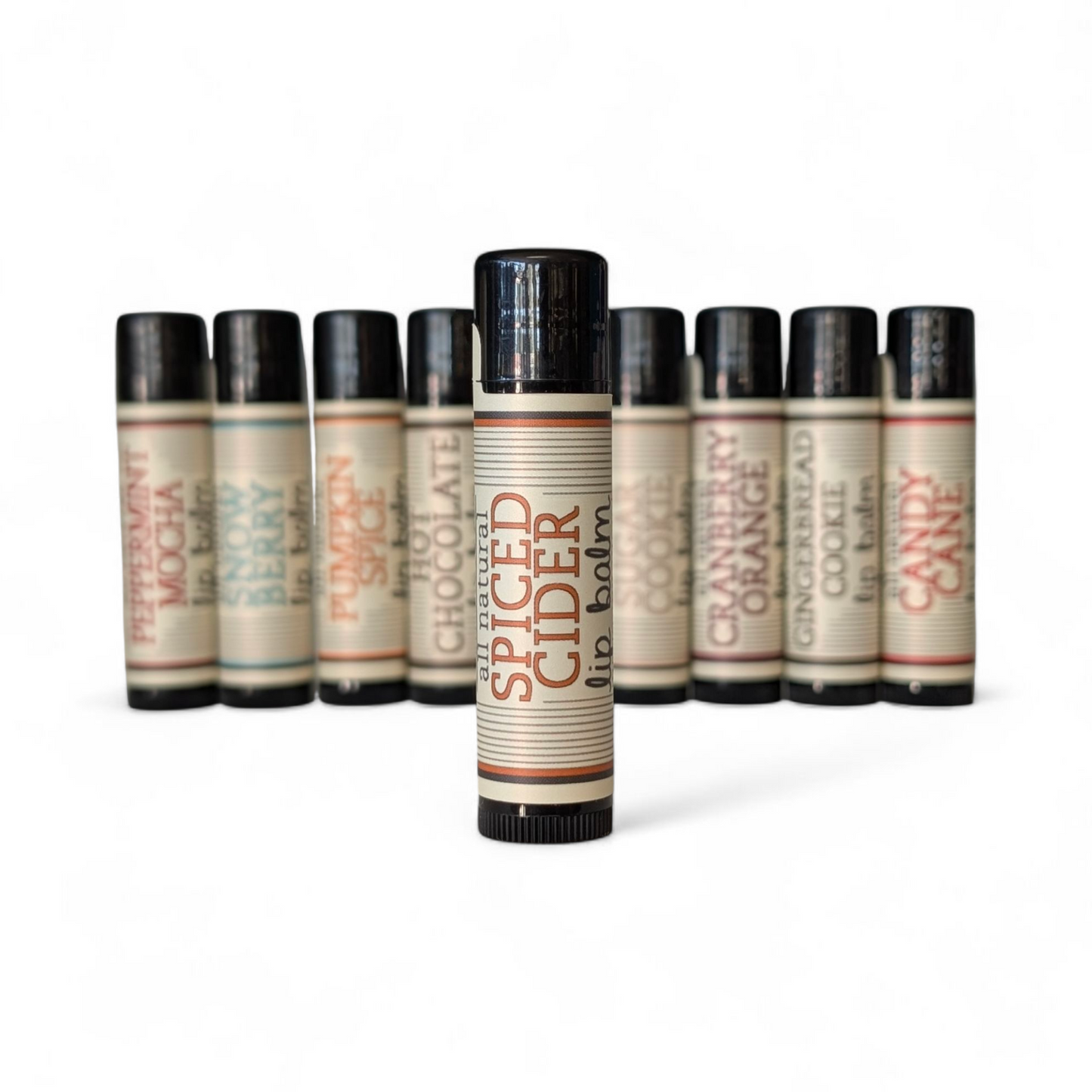 Holiday All-Natural Lip Balms