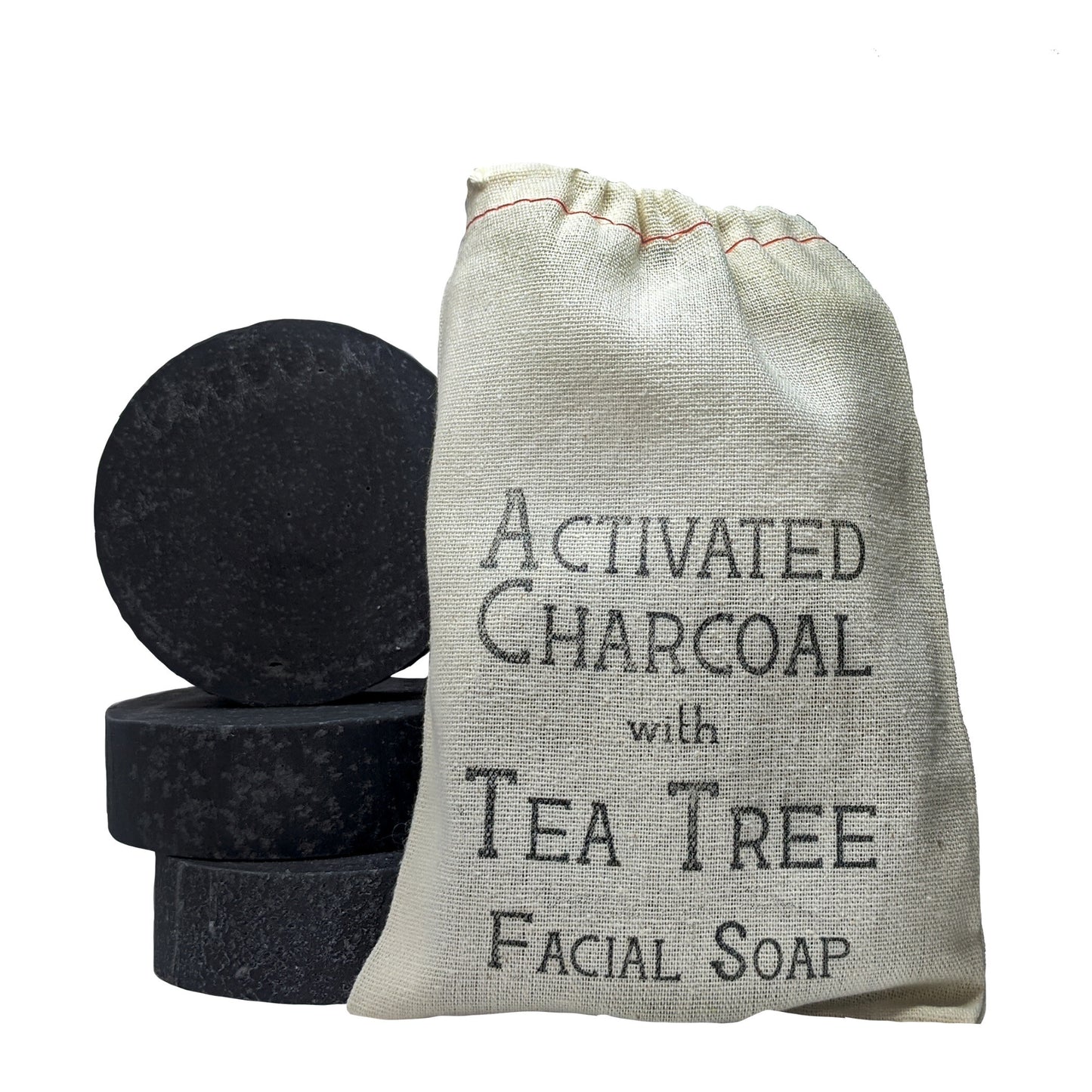 Activated Charcoal with Tea Tree Facial Soap (for blemished skin)