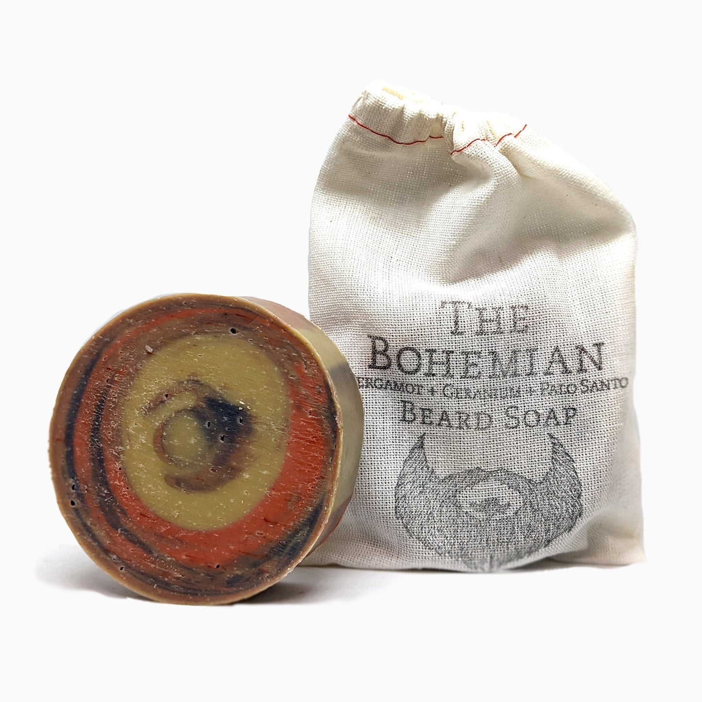 The Bohemian Beard Soap - Bergamot + Black Pepper + Geranium + Palo Santo