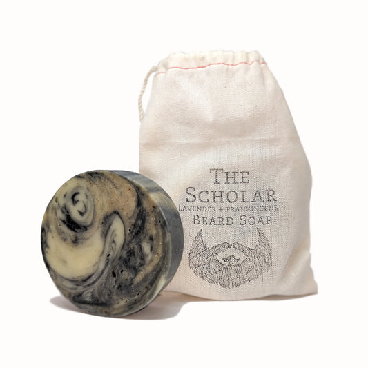 The Scholar Beard Soap - Frankincense + Lavender